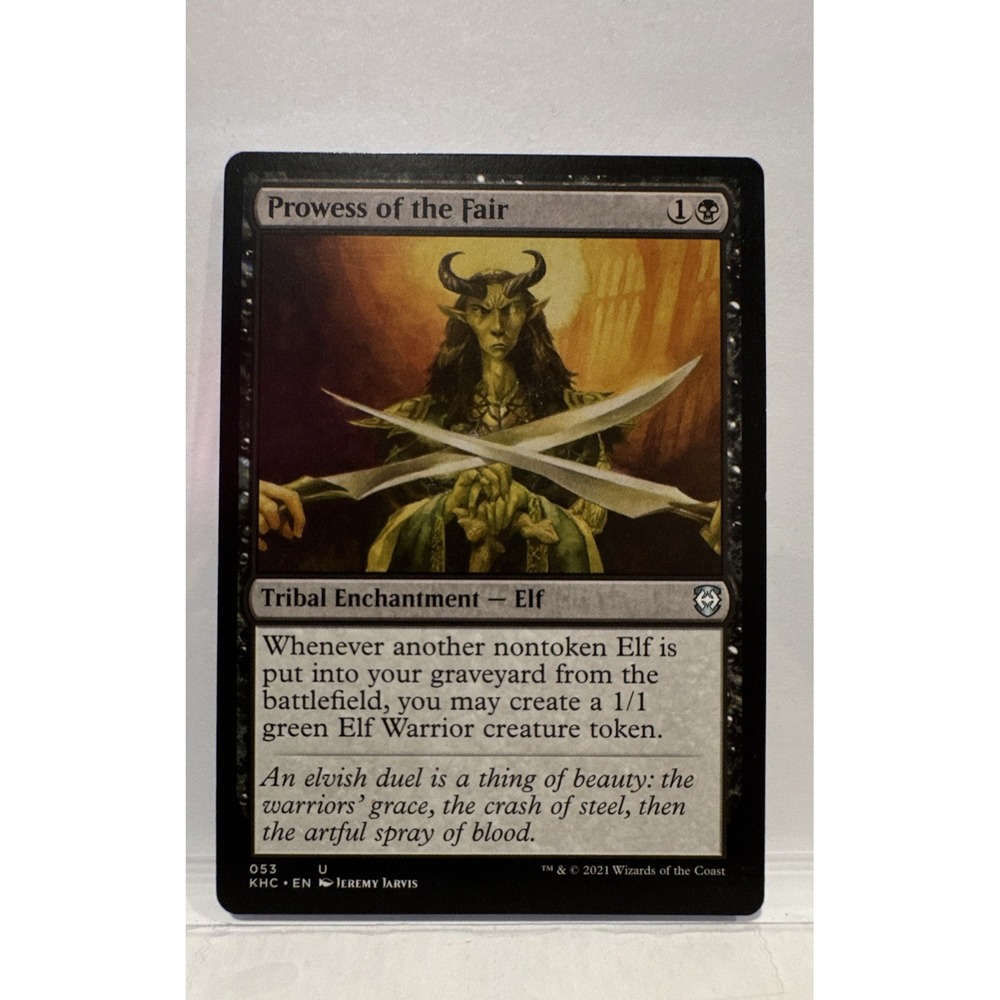 Magic The Gathering Prowess of the Fair Commander Kaldheim KHC 053 Regular MTG